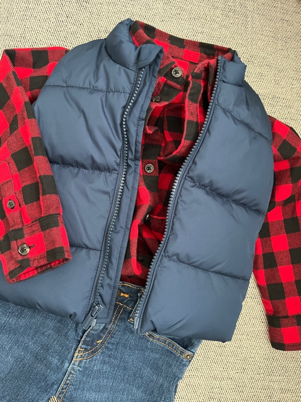 NWOT Old Navy 12-18M Navy Blue Puffer Vest